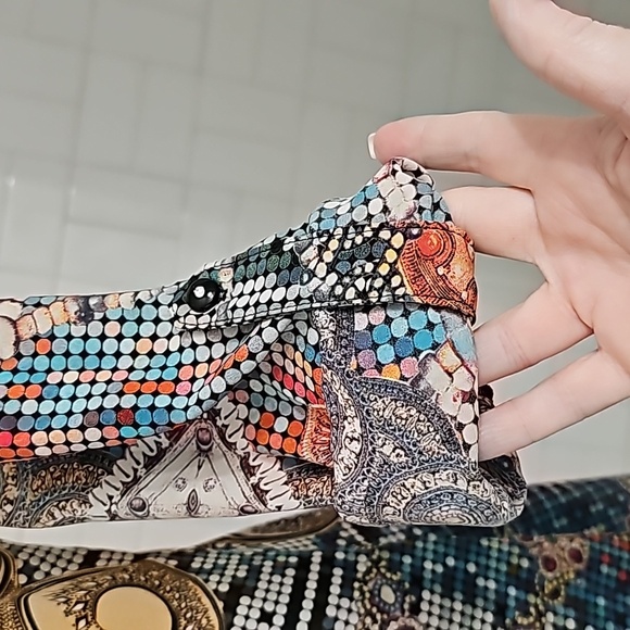 Mesmerize Asymmetrical Boho Print Top - Picture 6 of 11